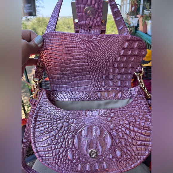 NWT Brahmin CYNTHIA in MULBERRY POTION Shoulder/Crossbody Bag - Picture 11 of 17